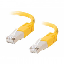 C2G Cat5e Booted Shielded (STP) Network Patch Cable - Patch cable - RJ-45 (M) to RJ-45 (M) - 2 m - STP - CAT 5e - molded - yellow